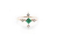 Image 3 of Emerald Pink Cross Ring