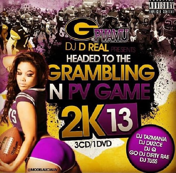 Image of Headed To Grambling N PV Game 2K13 Mixtape/DVD