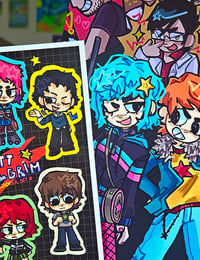 Image 1 of SCOTT PILGRIM PRINT/STICKER SET