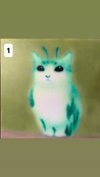 Image 2 of [Painting] alien meowl