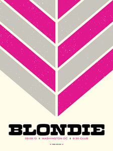 Image of Blondie - Washington DC '13 (Pink)
