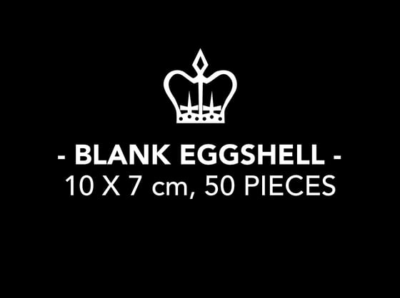 Image of EGGSHELL STICKER 7X10CM (50 PIECES)