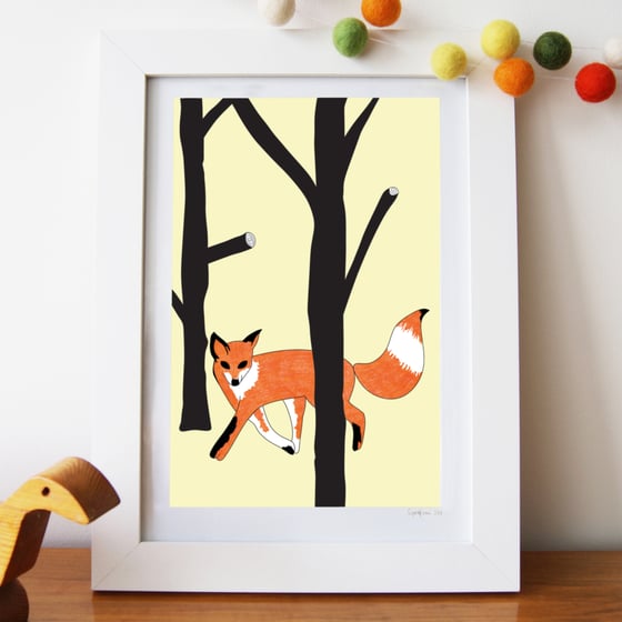 Image of Curious Fox Art Print