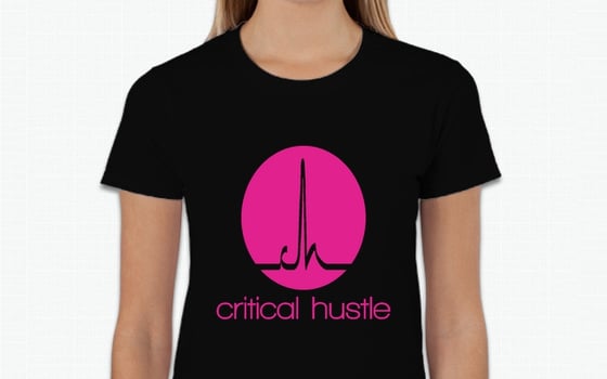 Image of Pink Critical Hustle Her Shirt