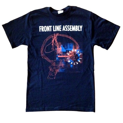 FRONT LINE ASSEMBLY Tactical Neural Implant Shirt/ NEW-Wax Trax! only