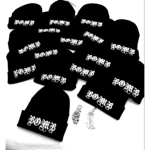 Image of "BOMB" Building Off My Beliefs BEANIES
