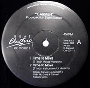 Image of CARMEN - Time To Move - Beat Electric 12"