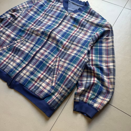 Image of 1980s Chemise Lacoste Reversible Bomber Jacket, Size large