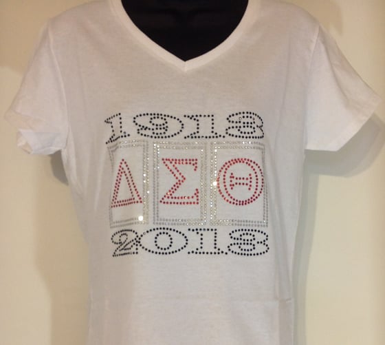 Image of Delta Centennial Custom Designed Shirt with Years
