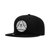 Image of BRXXKS LOGO Snapback White/Black