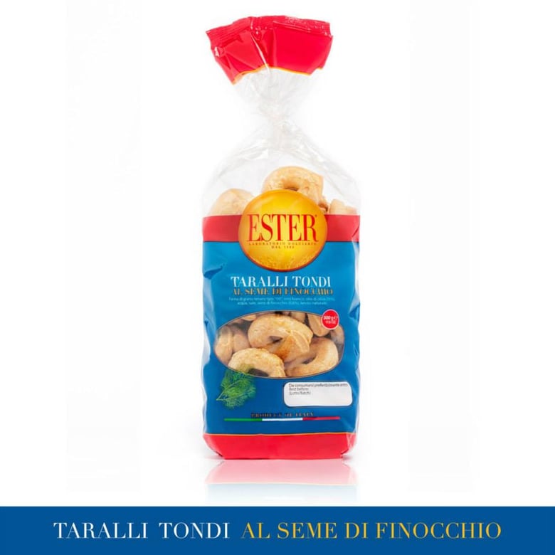 Image of Taralli tondi di Barletta all'olio d'oliva, 5 confezioni da 500 grammi