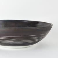 Image 3 of large black and white porcelain bowl