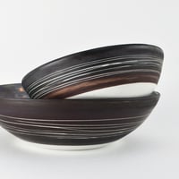 Image 4 of large black and white porcelain bowl