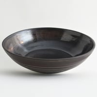 Image 2 of large black and white porcelain bowl