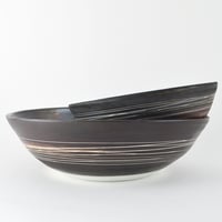Image 5 of large black and white porcelain bowl