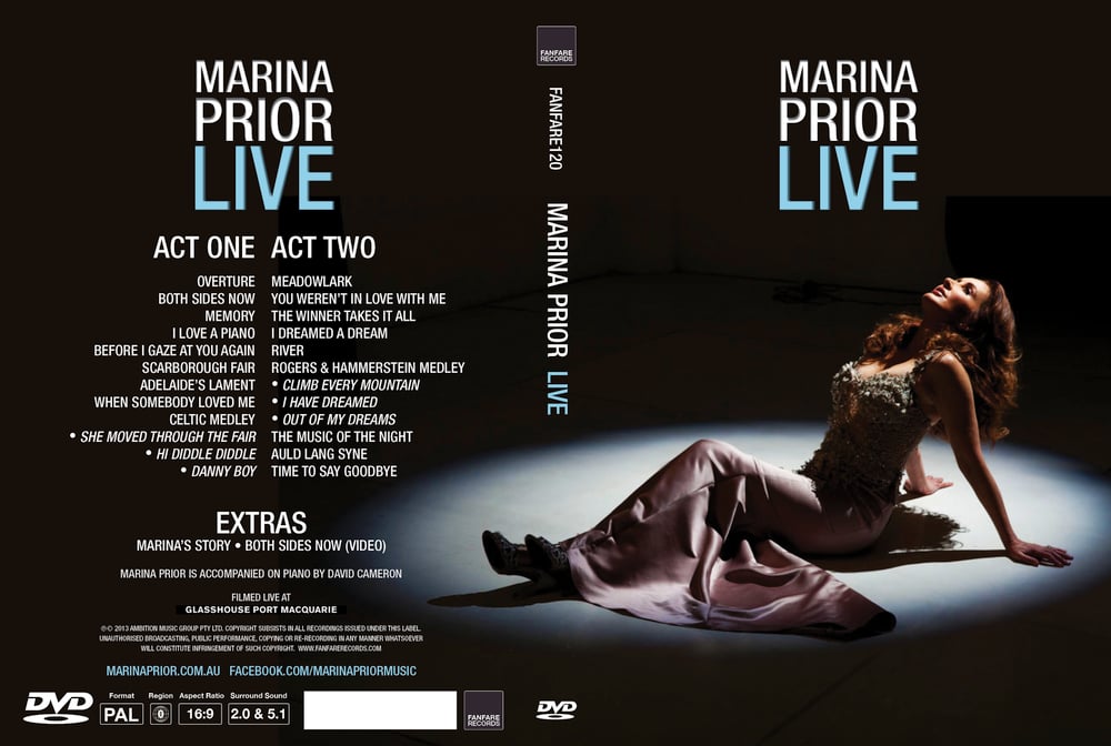 Image of MARINA PRIOR - LIVE