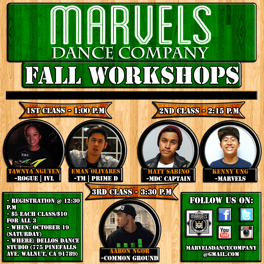 Image of Marvels Dance Company Fall Workshops 2013