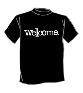 Image of Welcome: Black Tee