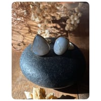 Image 1 of Solid Brass Moonstone Rings