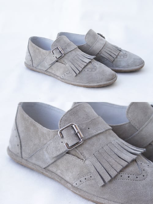 grey suede wingtips