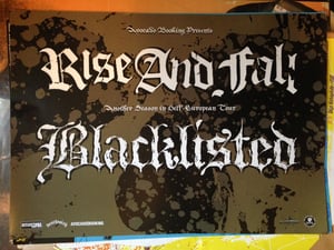 Image of BL/Rise and Fall Euro tour 2006 poster