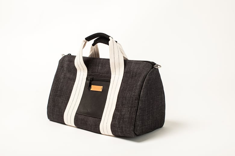 Image of Weekender denim bag