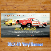 Image of Snake and Mongoo$e Movie Vinyl Banner 