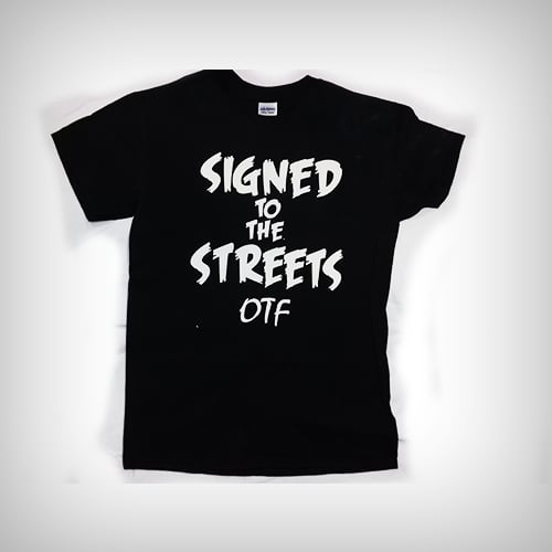 Image of Lil Durk Signed To The Streets Limited Edition T-Shirt
