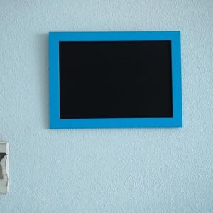 Small Chalkboard with Pink/Black Frame
