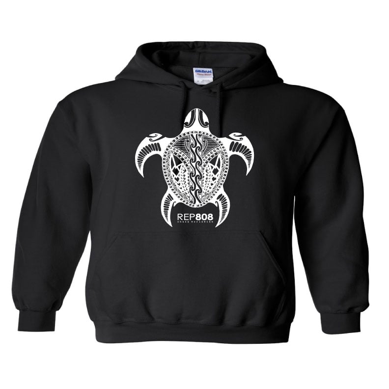 Image of Honu Hoodie Black