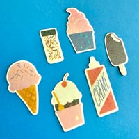 Image 3 of Stickers holographiques Ice Cream Club