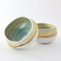 Image 5 of set of 2 pouch bowls - yellow
