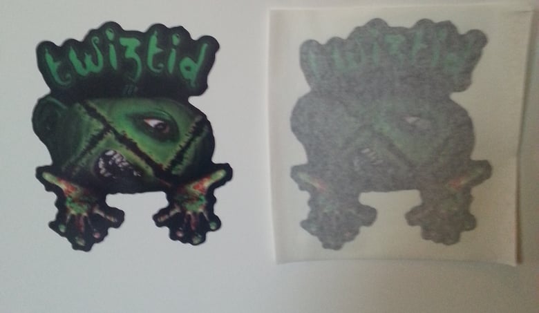Image of Twiztid Green Pumpkins 8" Vinyl Sticker