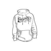 Image of LOCKDOWN WHITE HOODIE