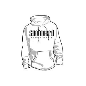 Image of SANTANERO ORANGE COUNTY WHITE HOODIE