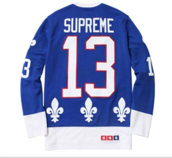 Image of Supreme Fleur de lis Hockey Top