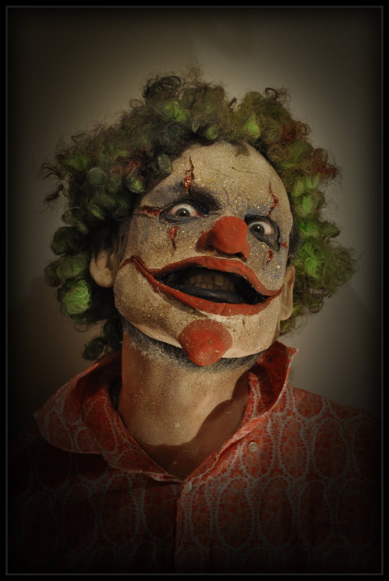 Image of Pro Horror FX Prosthetic 'Clown' Latex Mask - Costume for Fancy Dress Halloween