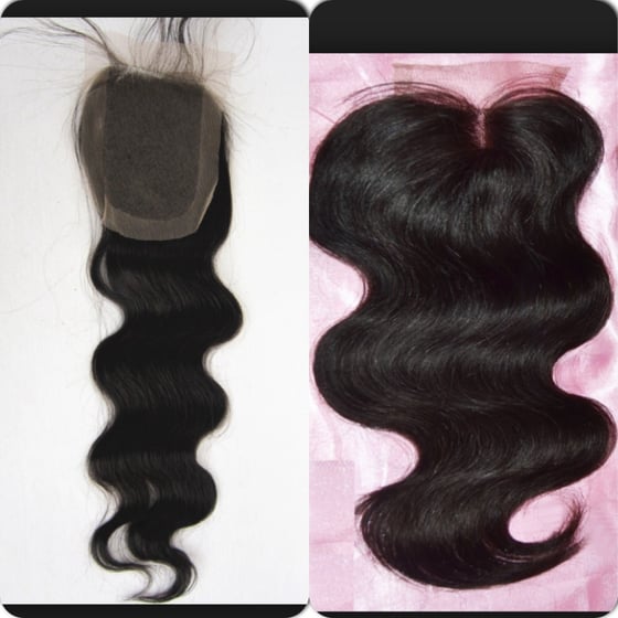 Image of 100% VIRGIN 7A HAIR LACE CLOSURE