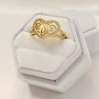 Image 2 of Heart Virgin Mary Ring