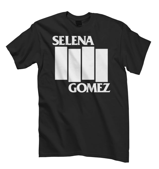 Image of SELENA GOMEZ X BLACK FLAG BOOTLEG