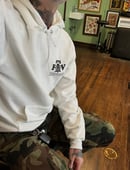 Image of FOREVER VALENTINE x @pinkbikeralph WHITE hoodie