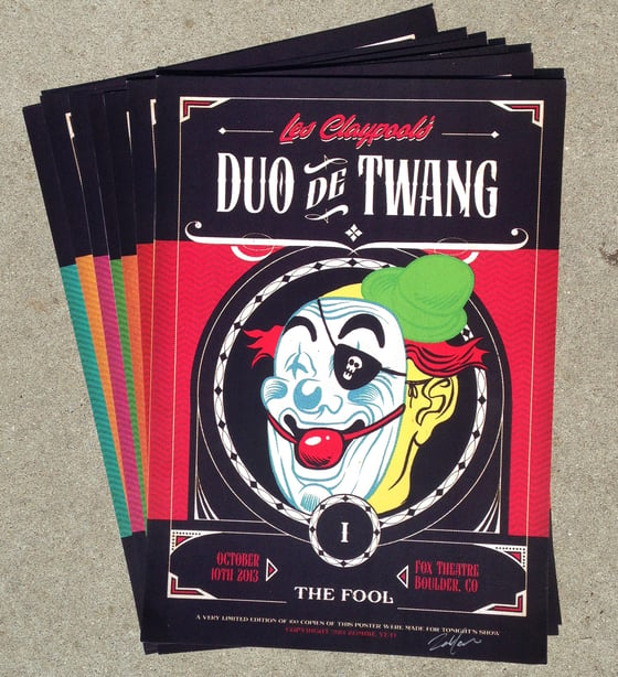 Image of Les Claypool's Duo De Twang Poster Set