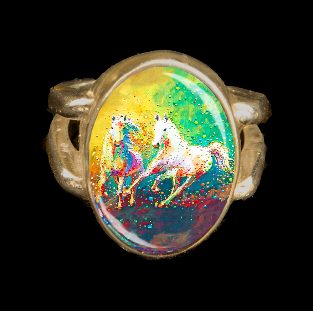 Image of Helios - A Vision Of Light - Metaphysical Horse Energy Ring