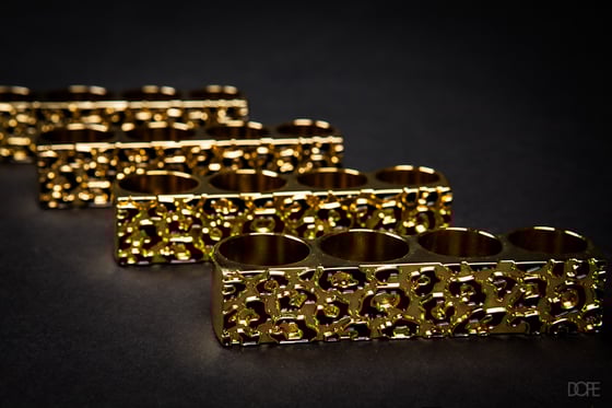 Image of Gold 4 fingered Cheetah Ring