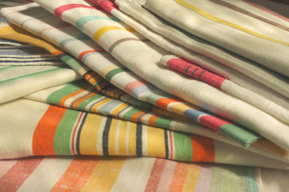Image of Striped Kitchen Towels