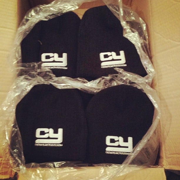 Image of C.Y Entertainment Embroidered Logo Beanie 