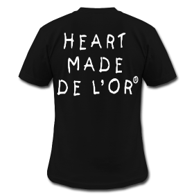 Image of  "Heart Made Of Gold" Logo T-Shirt (Noir)