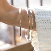 Image 2 of Flowing hammered bangles