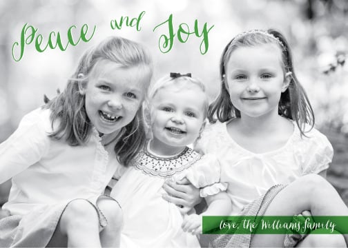 Image of Peace & Joy Holiday Card