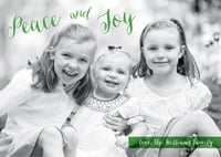 Image 2 of Peace & Joy Holiday Card